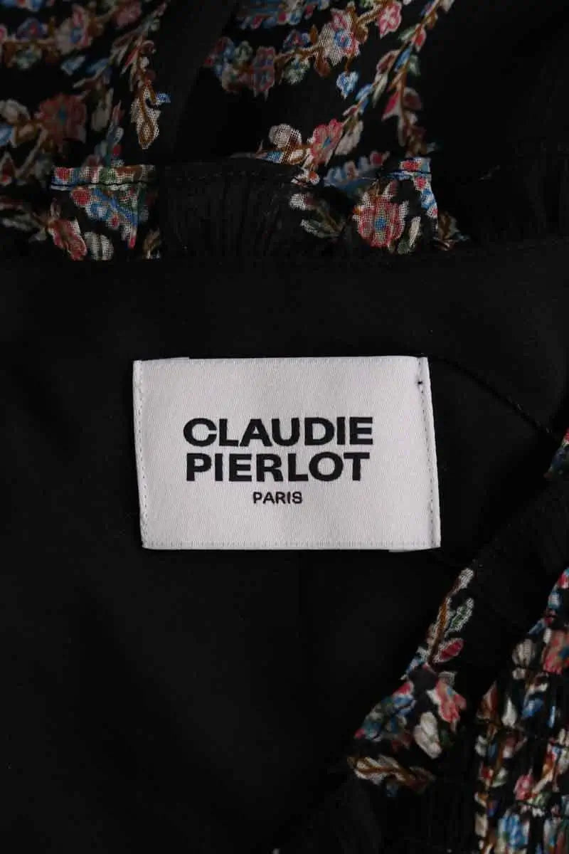 Robe Claudie Pierlot Noir en Synthétique