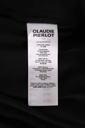 Robe Claudie Pierlot Noir en Synthétique