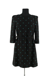 Robe Claudie Pierlot Noir en Synthétique, taille S - Seconde Main