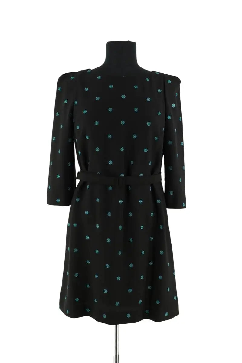 Robe Claudie Pierlot Noir en Synthétique, taille S - Seconde Main