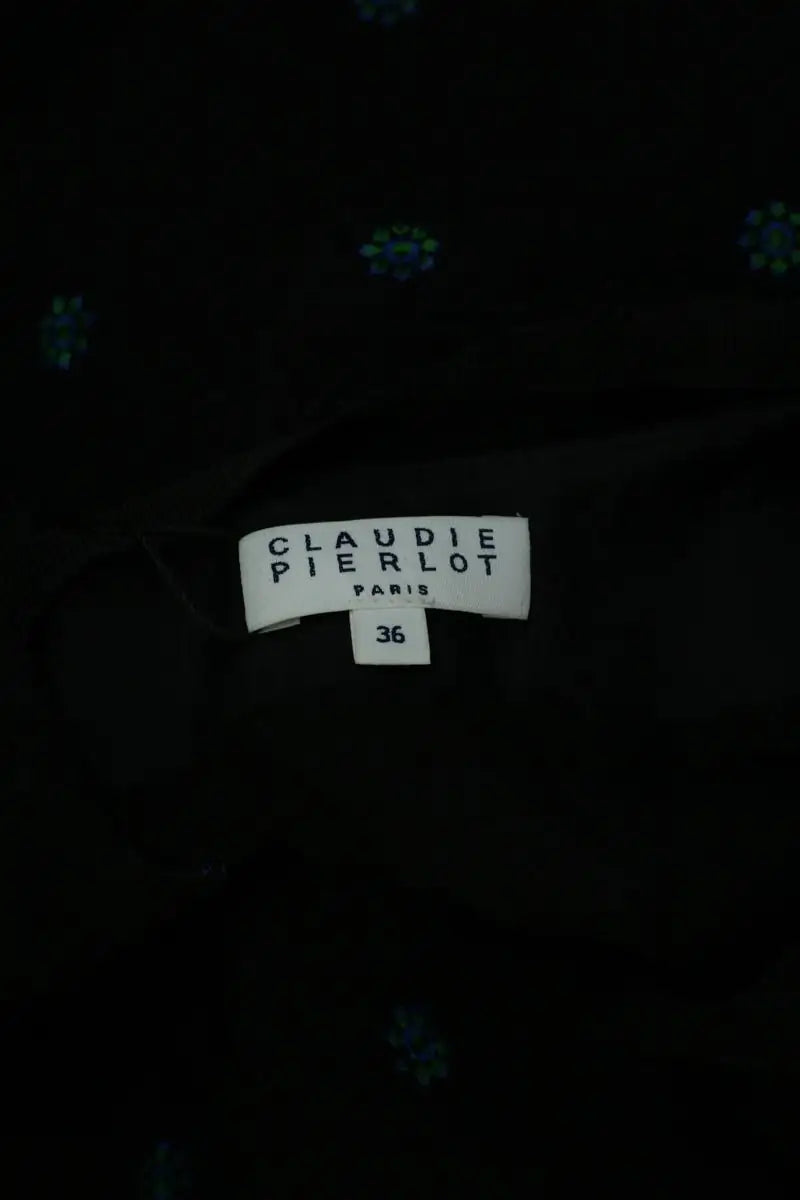 Robe Claudie Pierlot Noir en Synthétique