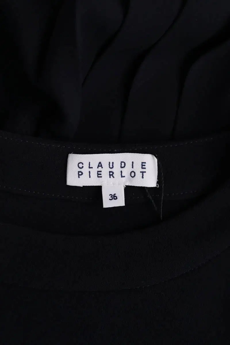 Robe Claudie Pierlot Noir en Synthétique