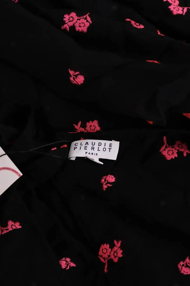 Robe Claudie Pierlot Noir en Synthétique