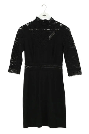 Robe Claudie Pierlot Noir en Synthétique, taille S - Seconde Main