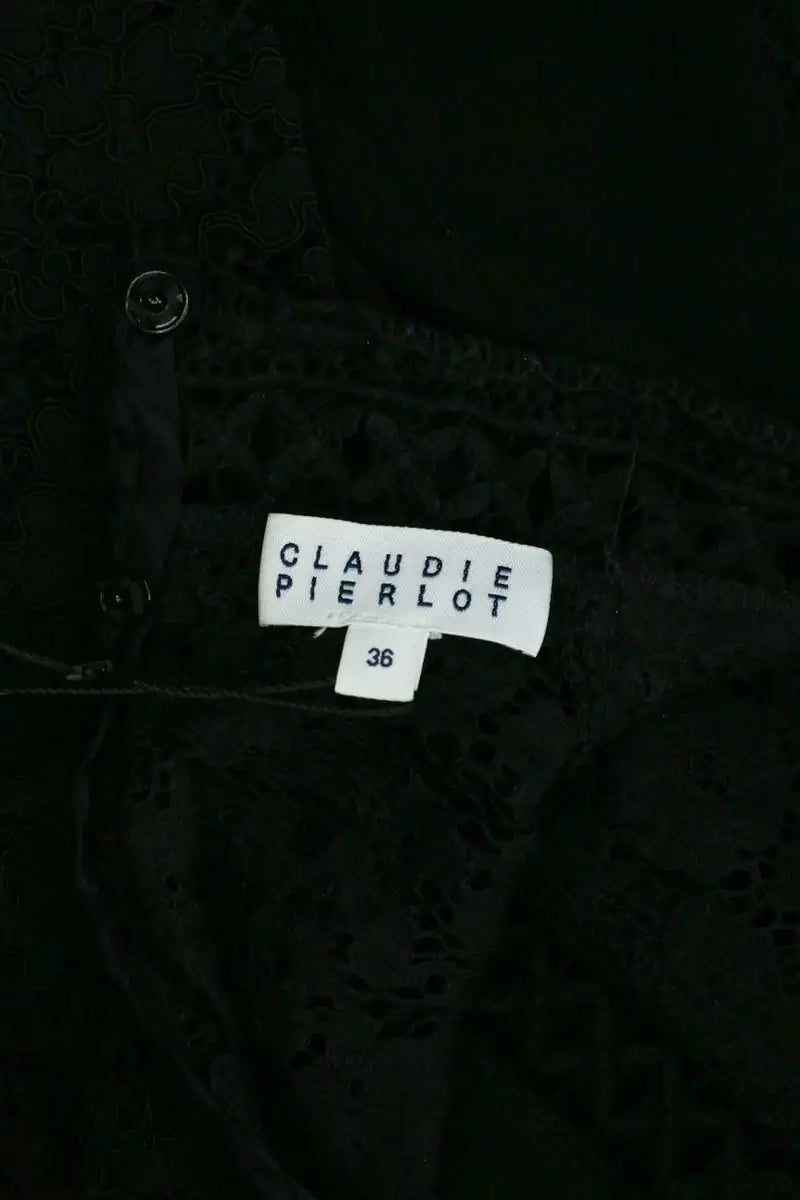 Robe Claudie Pierlot Noir en Synthétique