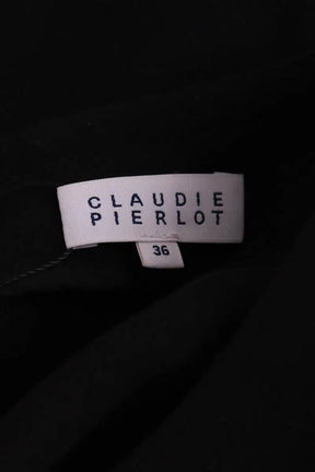 Robe Claudie Pierlot Noir en Synthétique