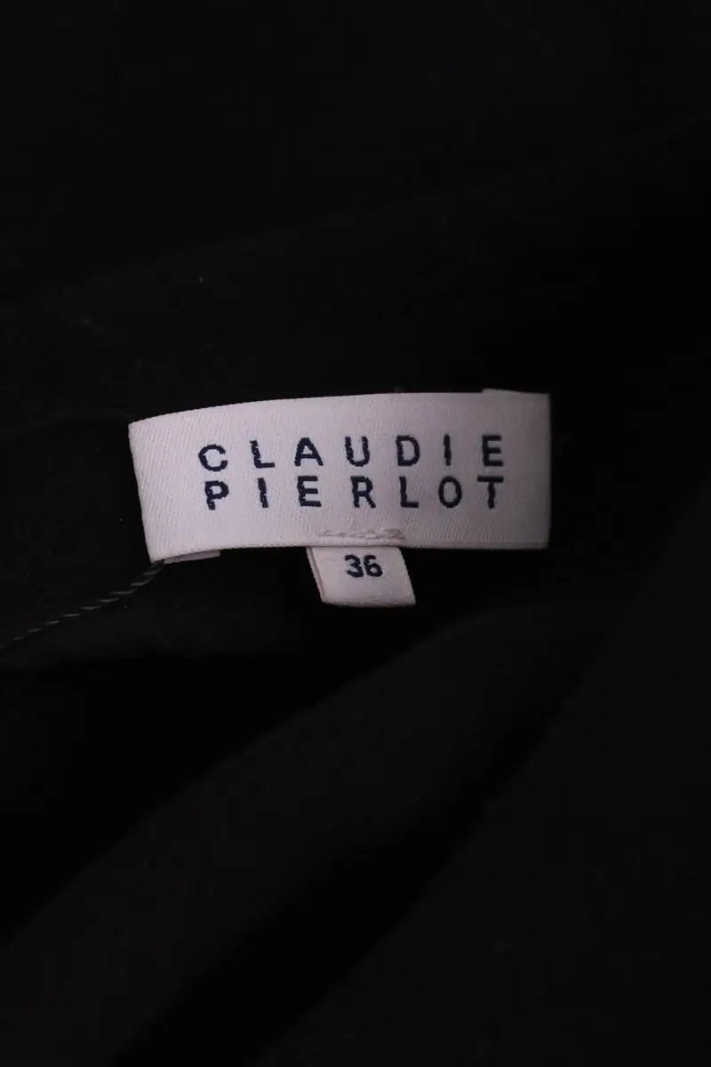 Robe Claudie Pierlot Noir en Synthétique