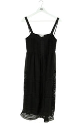 Robe Claudie Pierlot Noir en Synthétique, taille S - Seconde Main