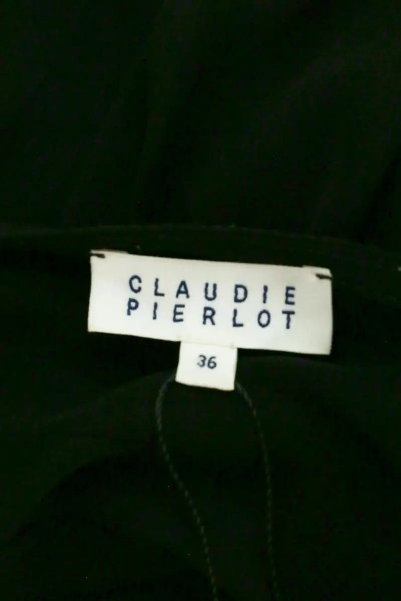 Robe Claudie Pierlot Noir en Synthétique