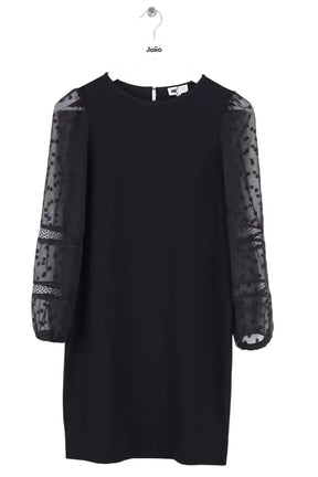 Robe Claudie Pierlot Noir en Synthétique, taille XS - Seconde Main