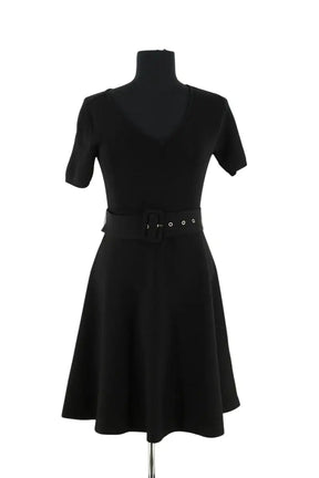 Robe Claudie Pierlot Noir en Viscose, taille S - Seconde Main