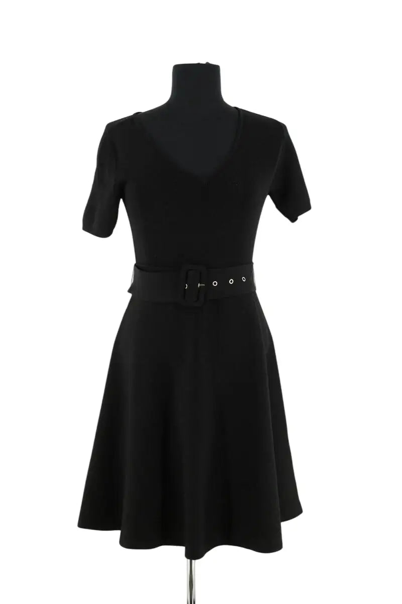 Robe Claudie Pierlot Noir en Viscose, taille S - Seconde Main