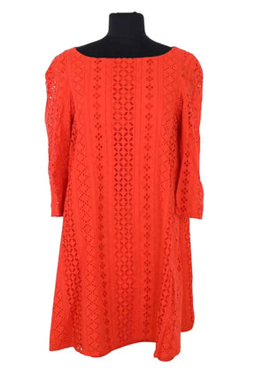 Robe Claudie Pierlot Orange en Coton, taille L - Seconde Main