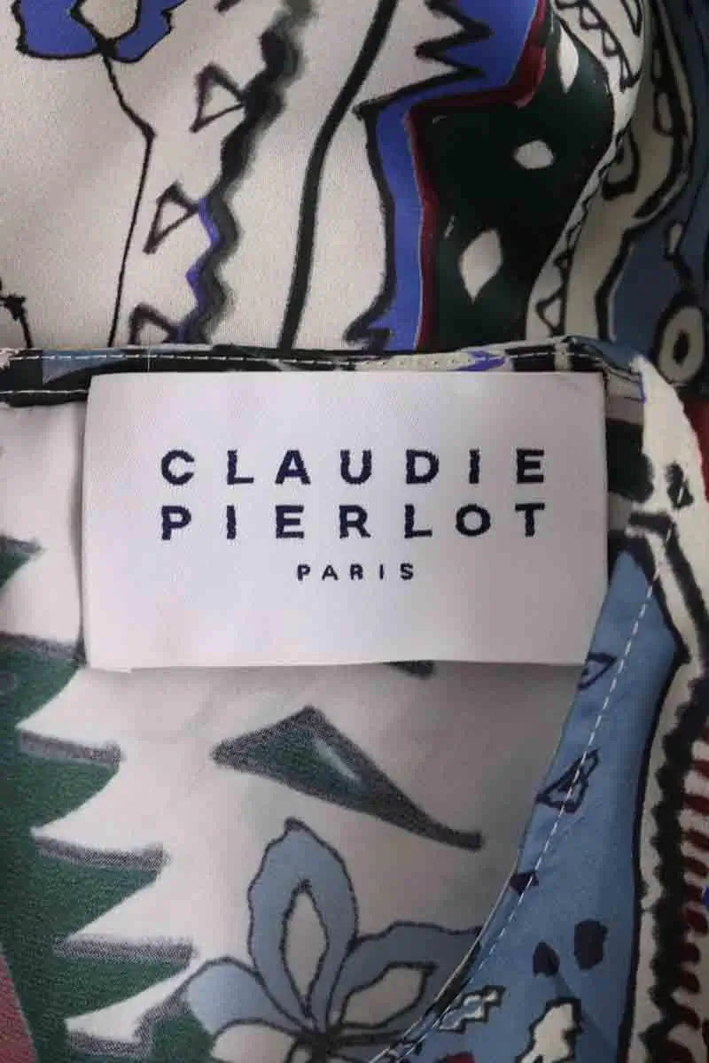 Robe Claudie Pierlot Print clair Multicolore en Synthétique