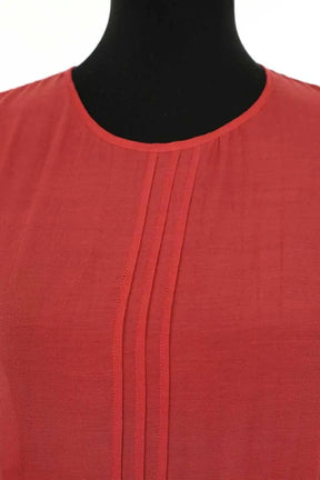 Robe Claudie Pierlot Rosace Rouge en Synthétique