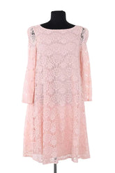 Robe Claudie Pierlot Rose en Coton, taille M - Seconde Main