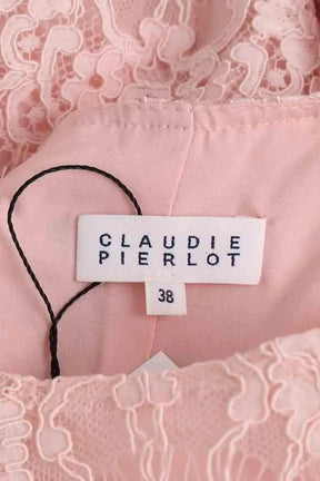 Robe Claudie Pierlot Rose en Coton