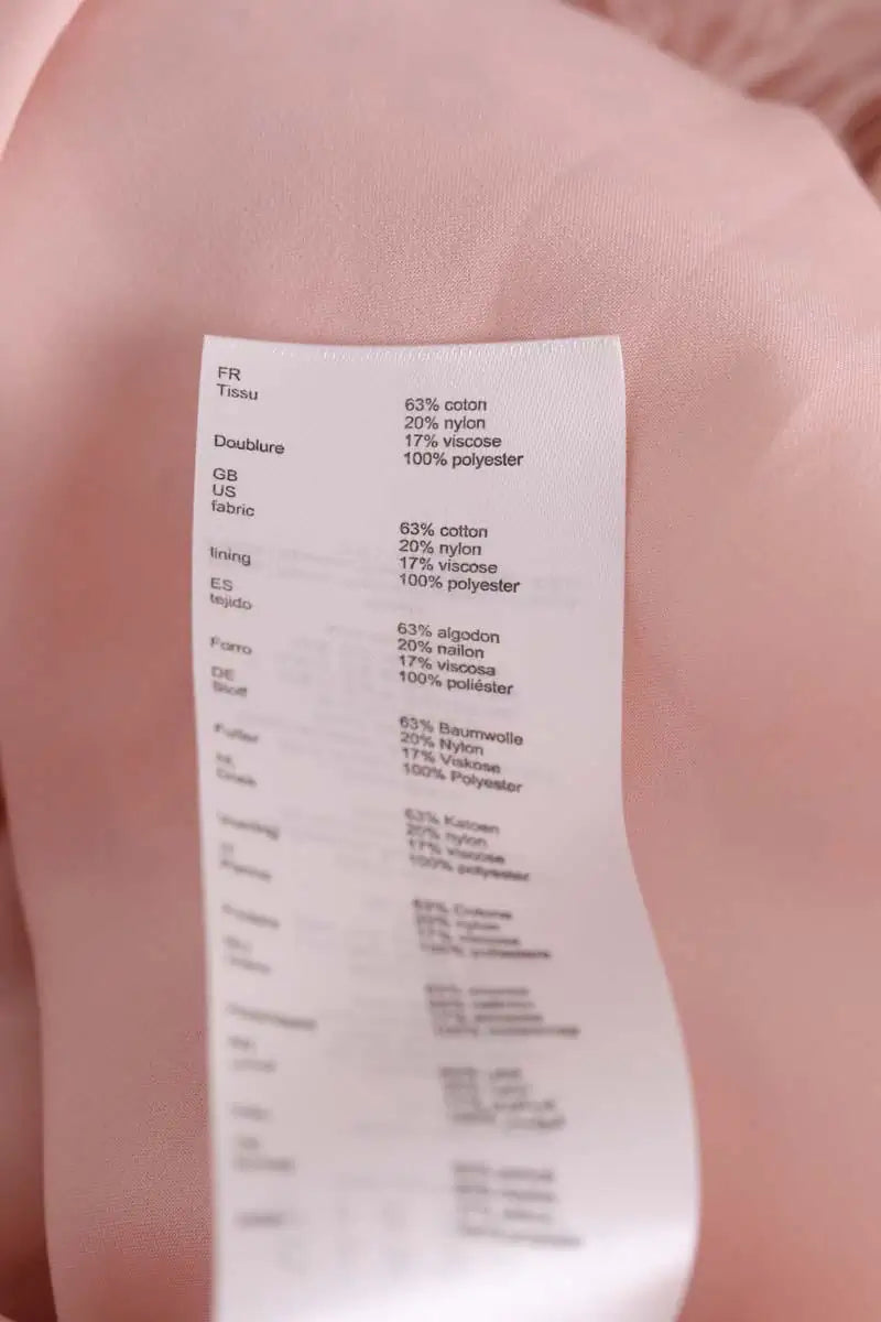 Robe Claudie Pierlot Rose en Coton