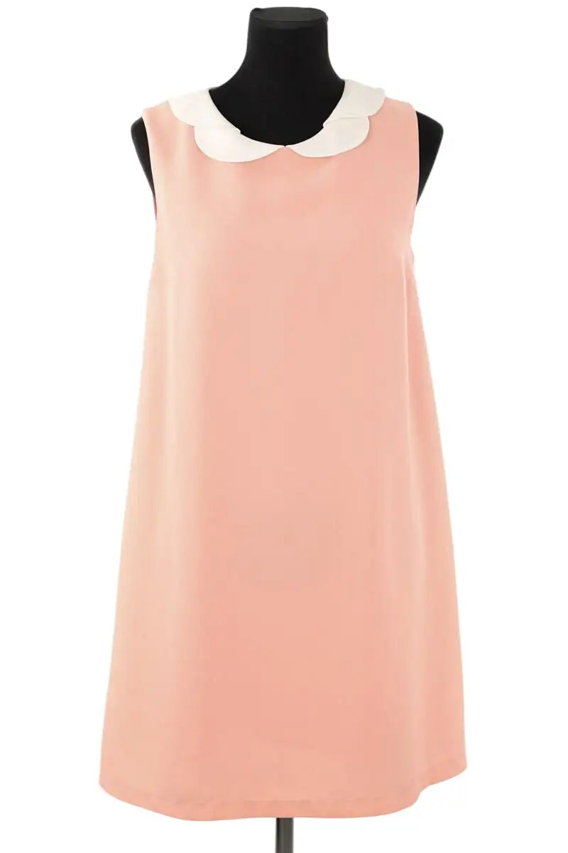 Robe Claudie Pierlot Rose en Synthétique, taille L - Seconde Main