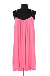 Robe Claudie Pierlot Rose en Synthétique, taille S - Seconde Main