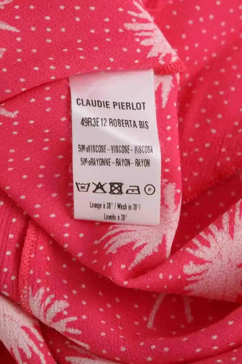 Robe Claudie Pierlot Rose en Viscose