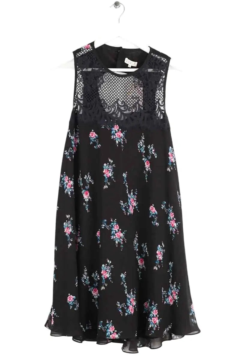 Robe Claudie Pierlot Rosy Noir en Polyester, taille S - Seconde Main