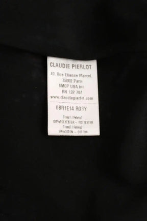 Robe Claudie Pierlot Rosy Noir en Polyester