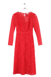 Robe Claudie Pierlot Rouge en Coton, taille S - Seconde Main