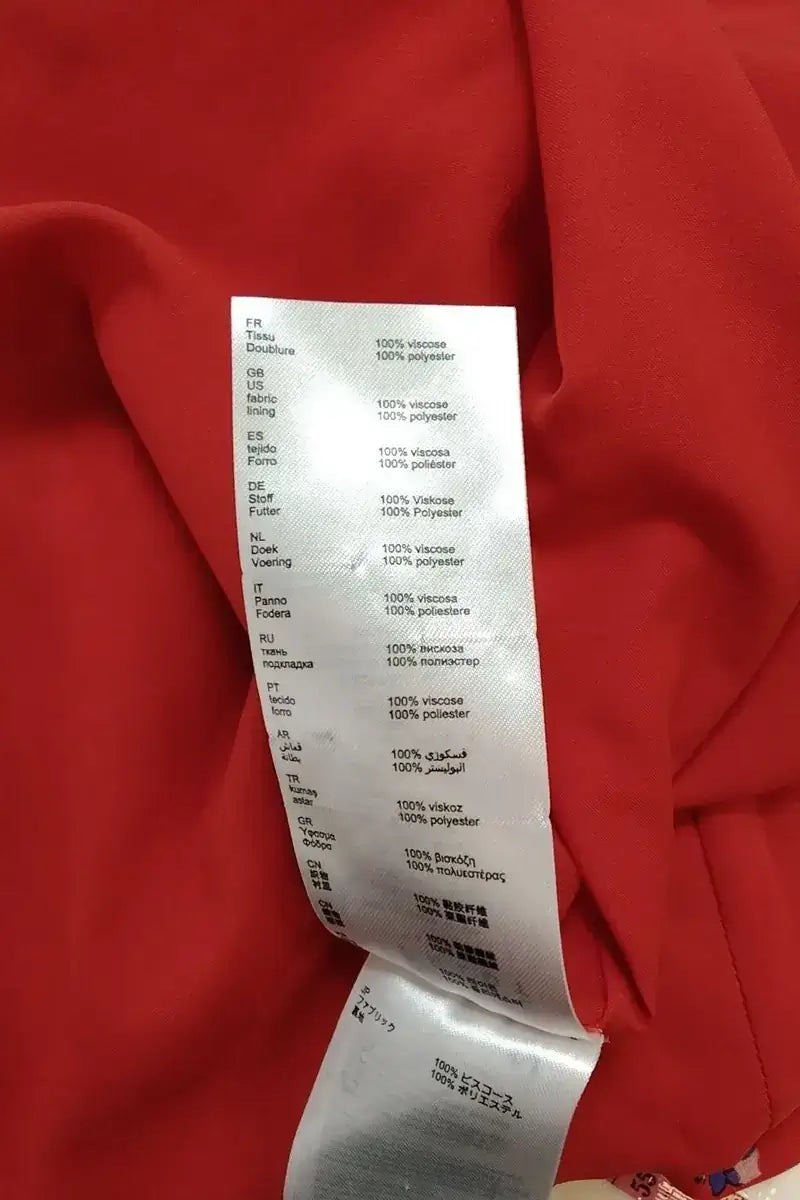 Robe Claudie Pierlot Rouge en Viscose