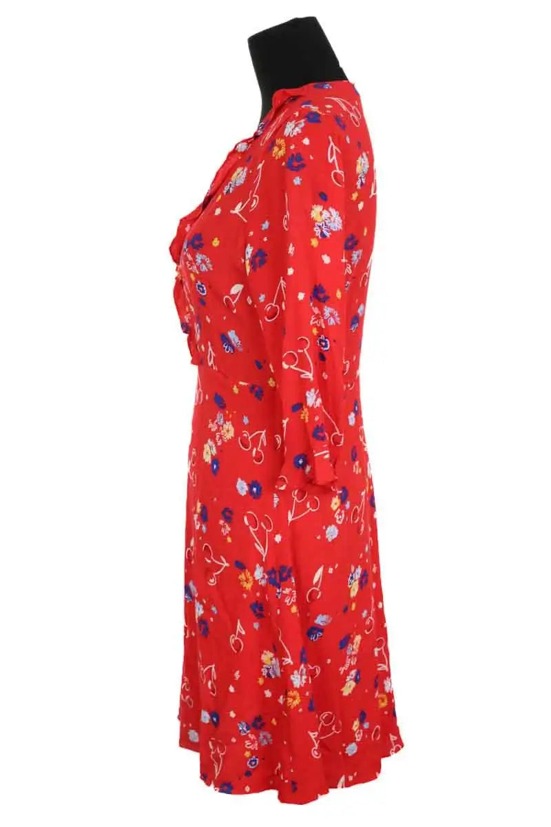 Robe Claudie Pierlot Rouge en Viscose