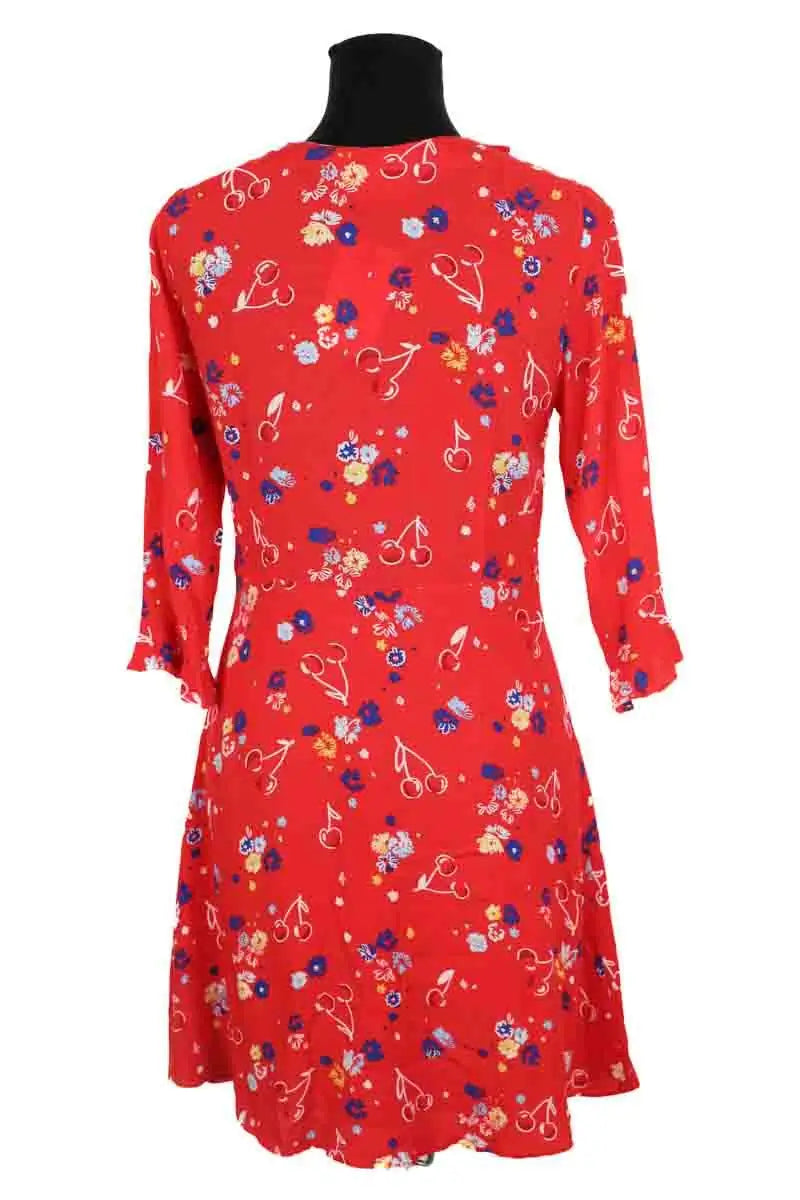 Robe Claudie Pierlot Rouge en Viscose