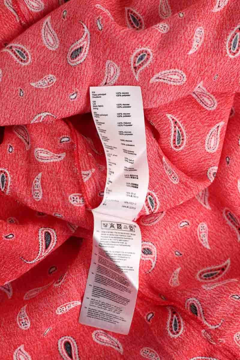 Robe Claudie Pierlot Rouge en Viscose