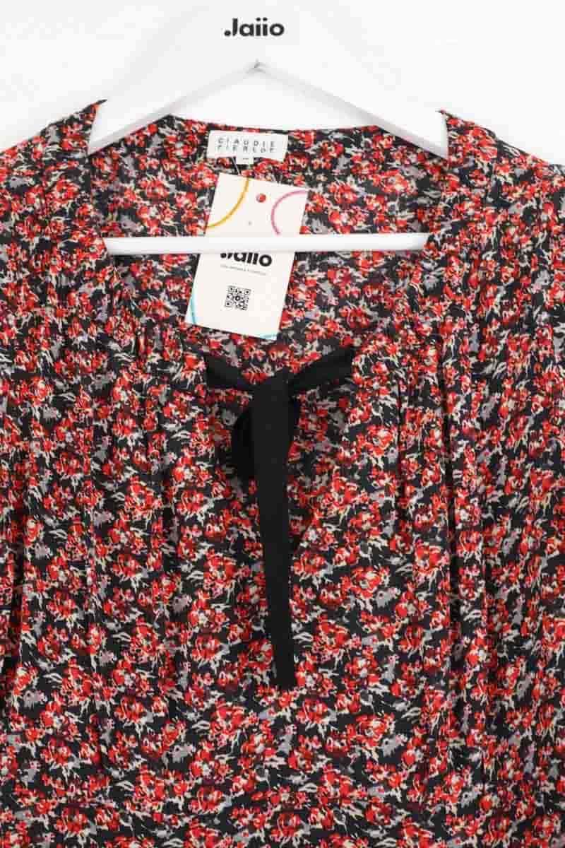 Robe Claudie Pierlot Rouge en Viscose