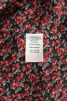 Robe Claudie Pierlot Rouge en Viscose