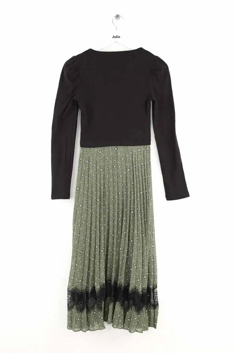 Robe Claudie Pierlot Vert en Coton