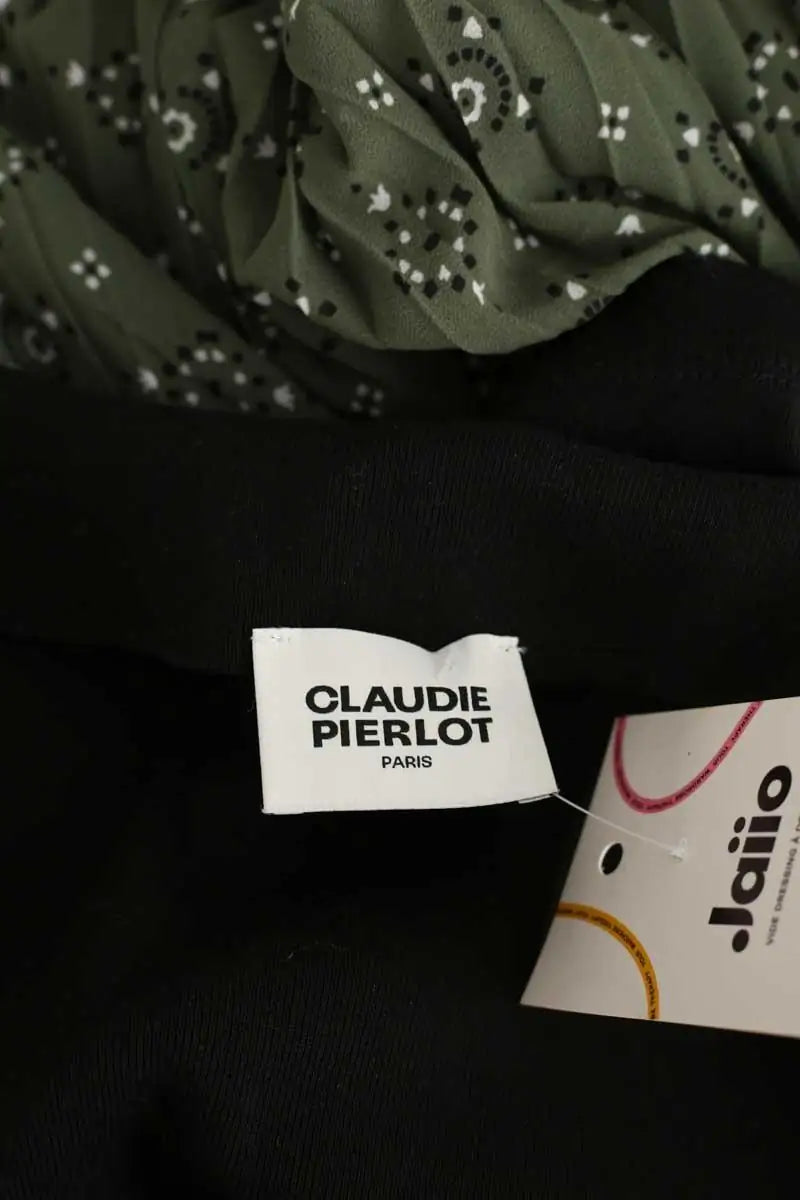 Robe Claudie Pierlot Vert en Coton