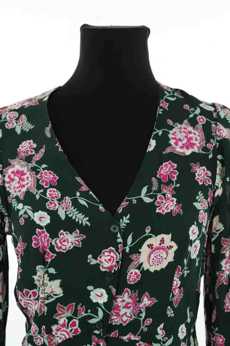 Robe Claudie Pierlot Vert en Viscose