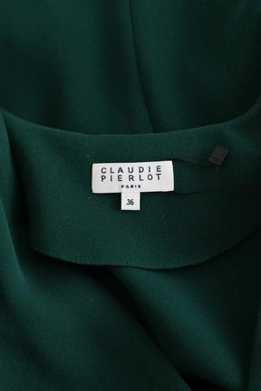 Robe Claudie Pierlot Vert en Viscose