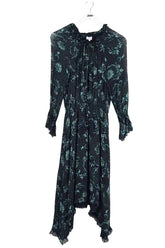 Robe Claudie Pierlot Vert en Viscose, taille S - Seconde Main