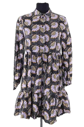 Robe Claudie Pierlot Violet en Coton, taille S - Seconde Main