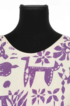 Robe Claudie Pierlot Violet en Lin