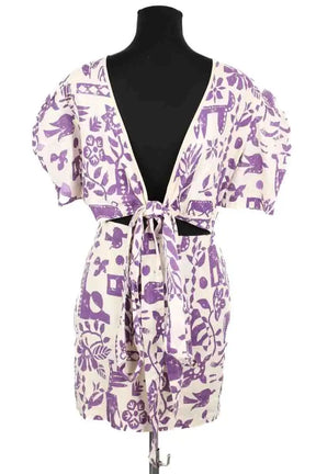 Robe Claudie Pierlot Violet en Lin