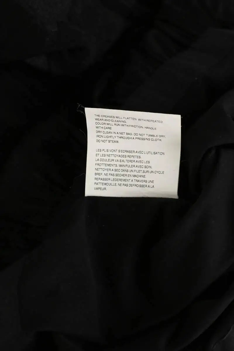 Robe Comme Des Garçons Noir en Coton