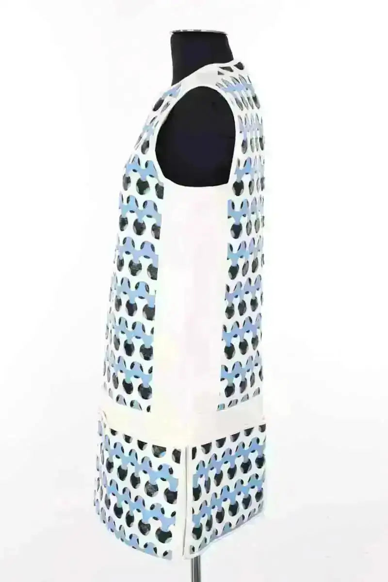 Robe Courrèges Bleu en Coton