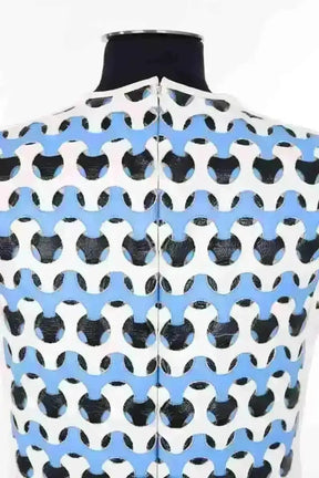 Robe Courrèges Bleu en Coton