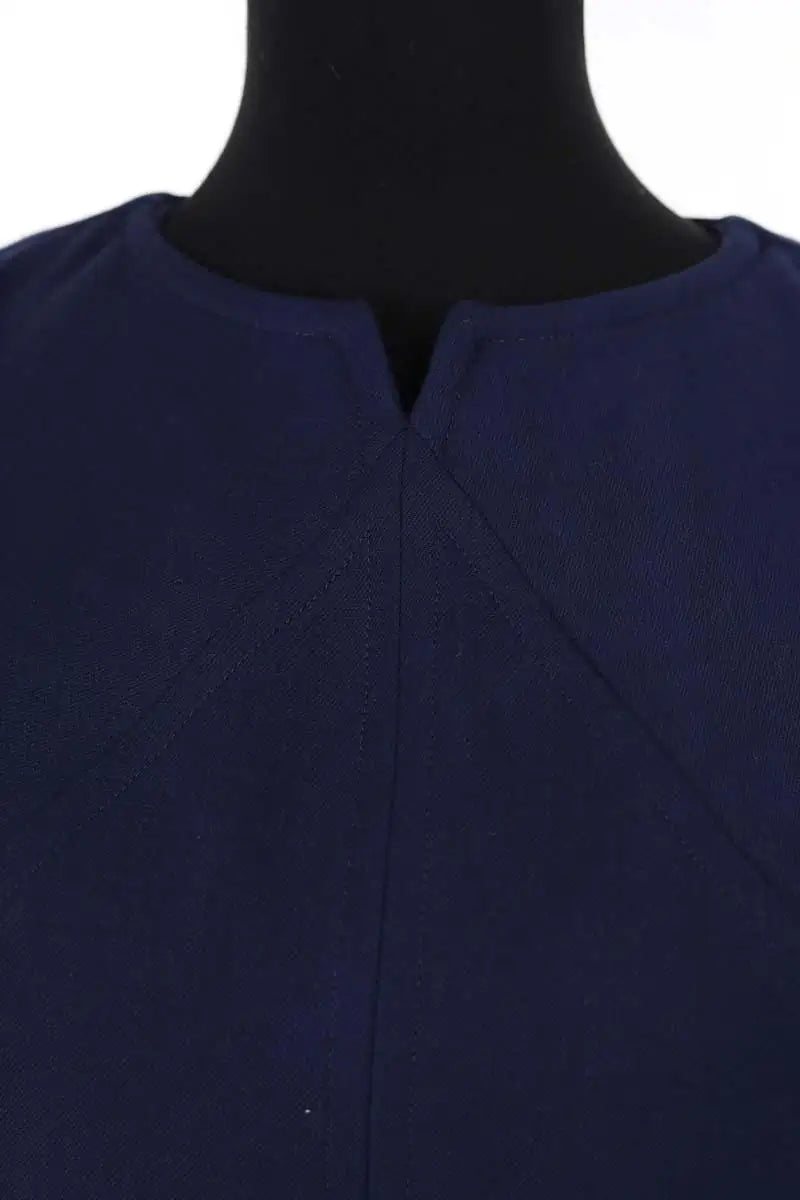 Robe Courrèges Marine en Laine