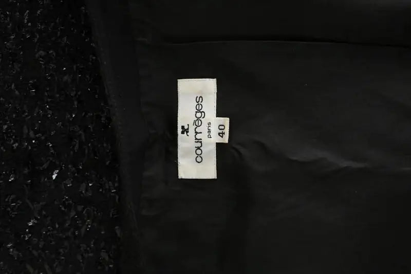 Robe Courrèges Noir en Laine