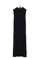 Robe Courrèges Noir en Viscose, taille M - Seconde Main