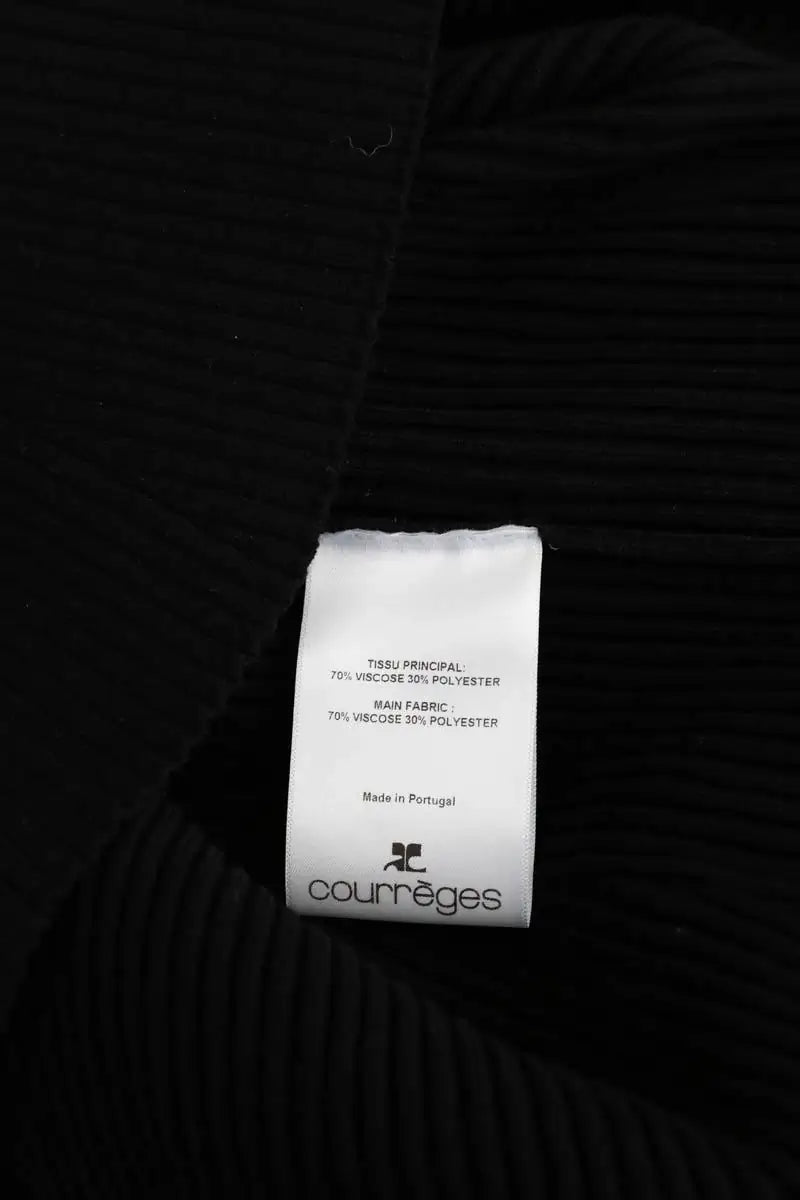 Robe Courrèges Noir en Viscose