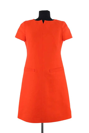 Robe Courrèges Orange en Soie, taille S - Seconde Main